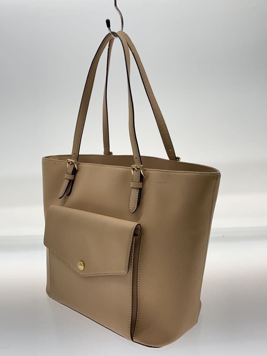 MICHAEL KORS Tote Bag Leather BEG Solid 35S6GTTT3L 2