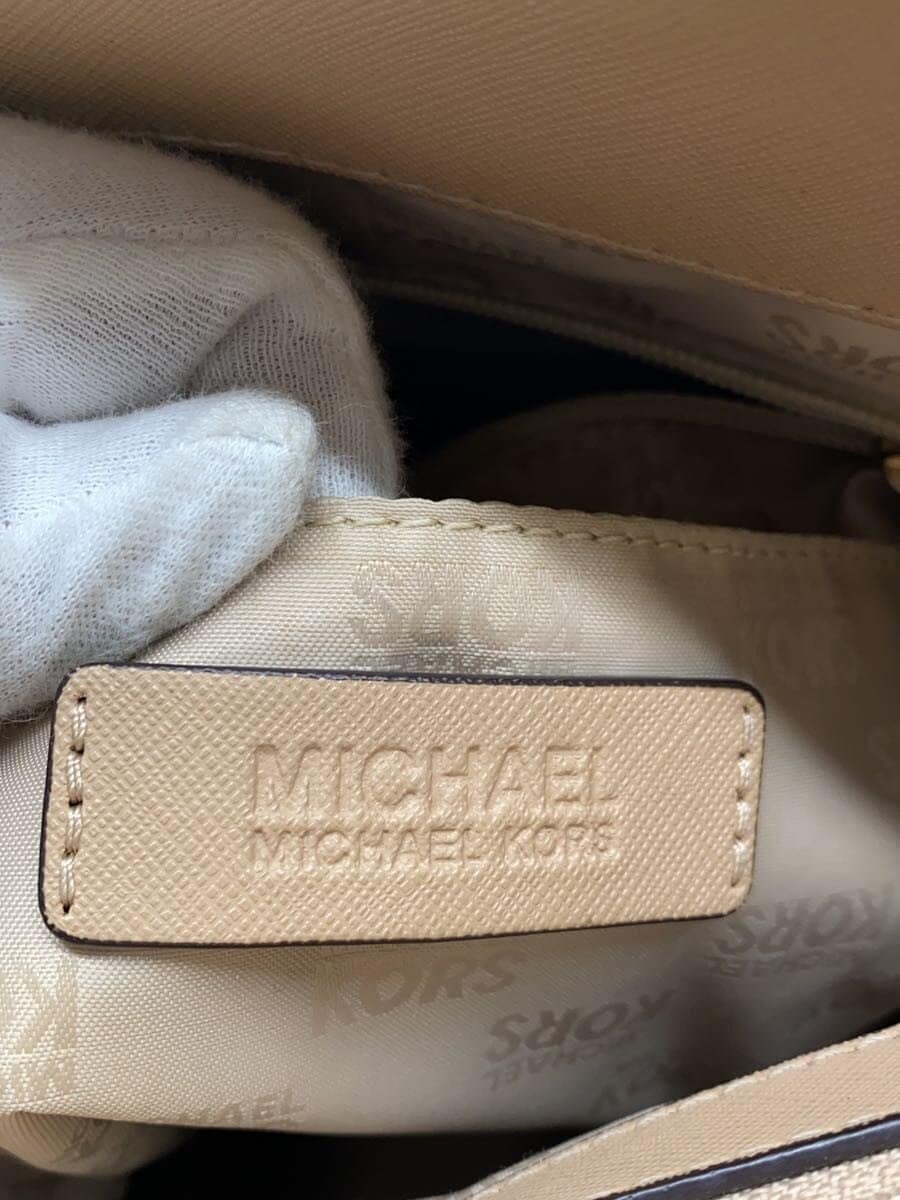 MICHAEL KORS Tote Bag Leather BEG Solid 35S6GTTT3L 5
