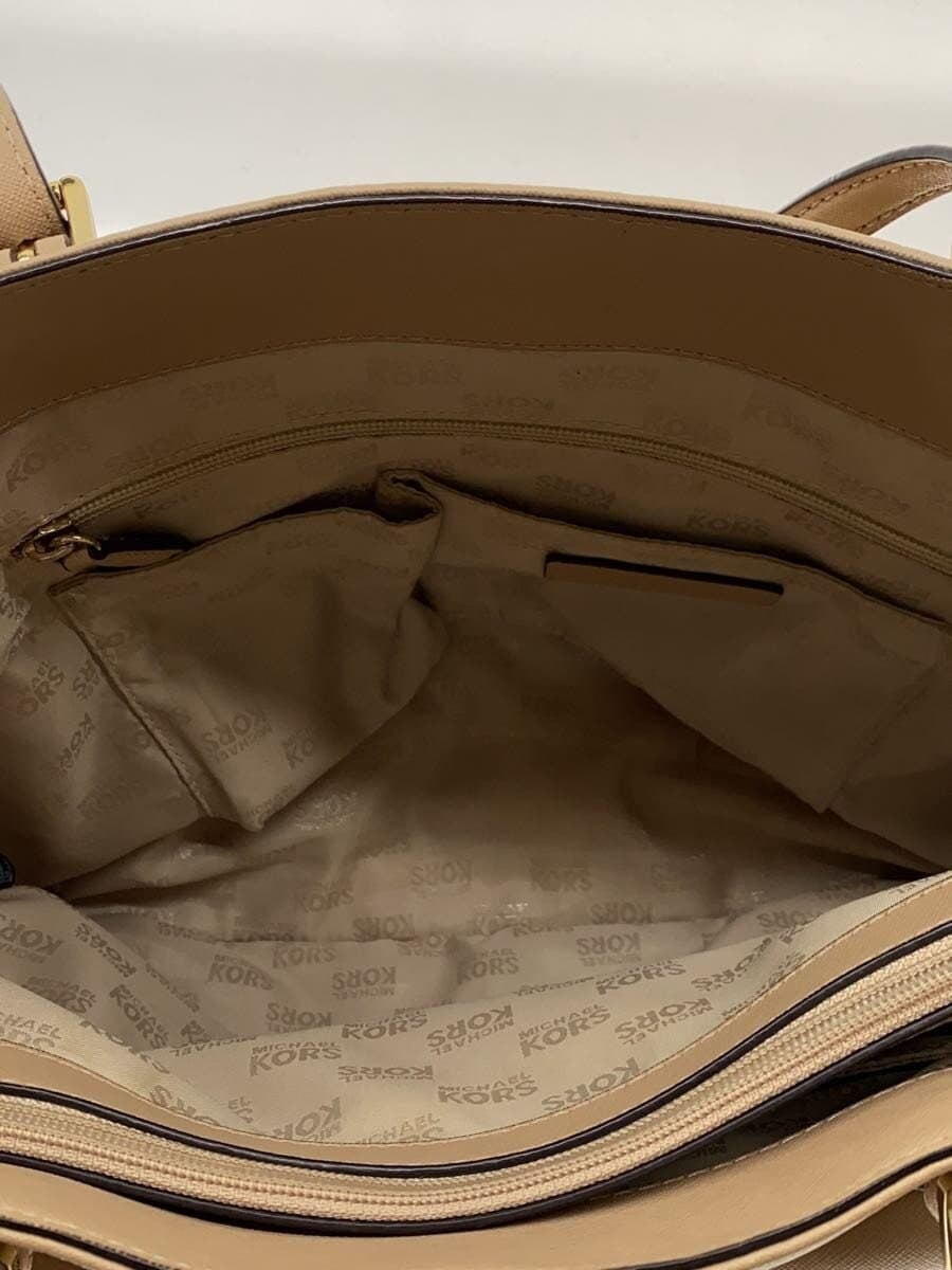 MICHAEL KORS Tote Bag Leather BEG Solid 35S6GTTT3L 6