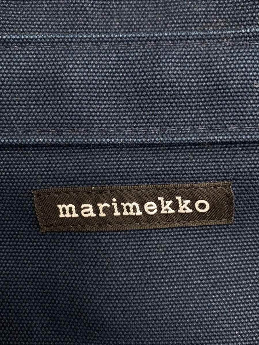 marimekko Shoulder Bag Cotton NVY Solid 5