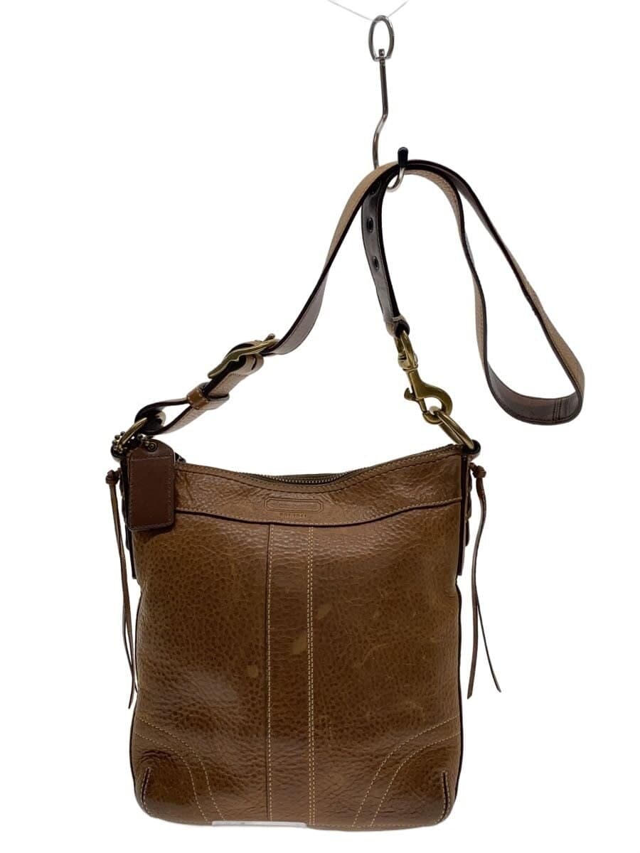 COACH shoulder bag leather BRW