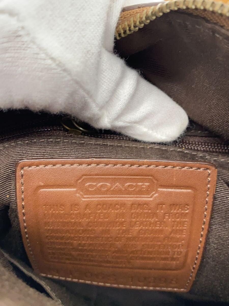 COACH shoulder bag leather BRW 5