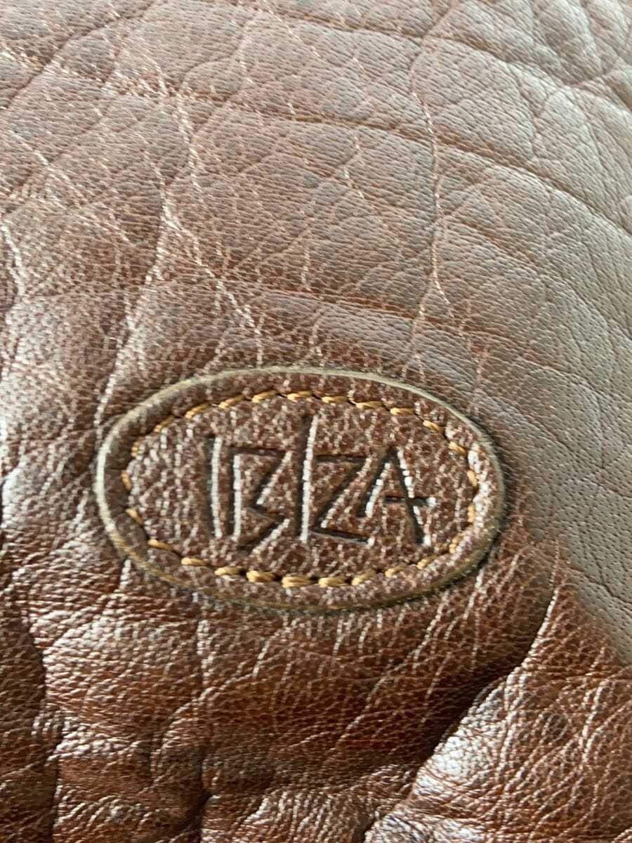 IBIZA Shoulder Bag Leather BRW Solid 5