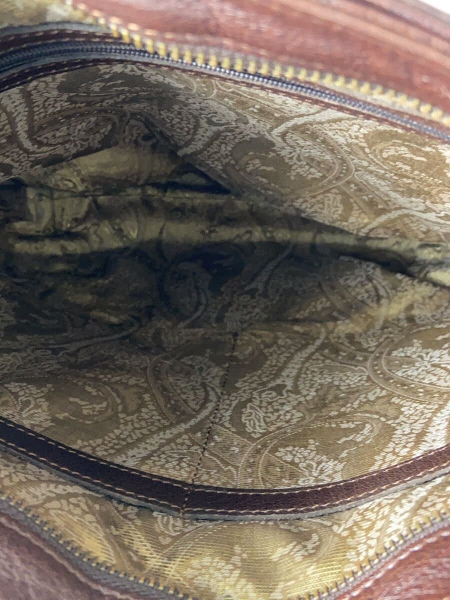 IBIZA Shoulder Bag Leather BRW Solid 6