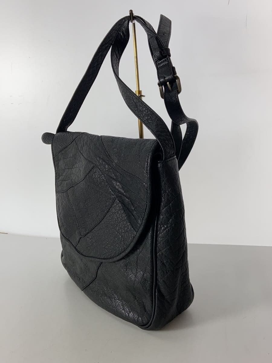 IBIZA Shoulder Bag Leather BLK Solid 2