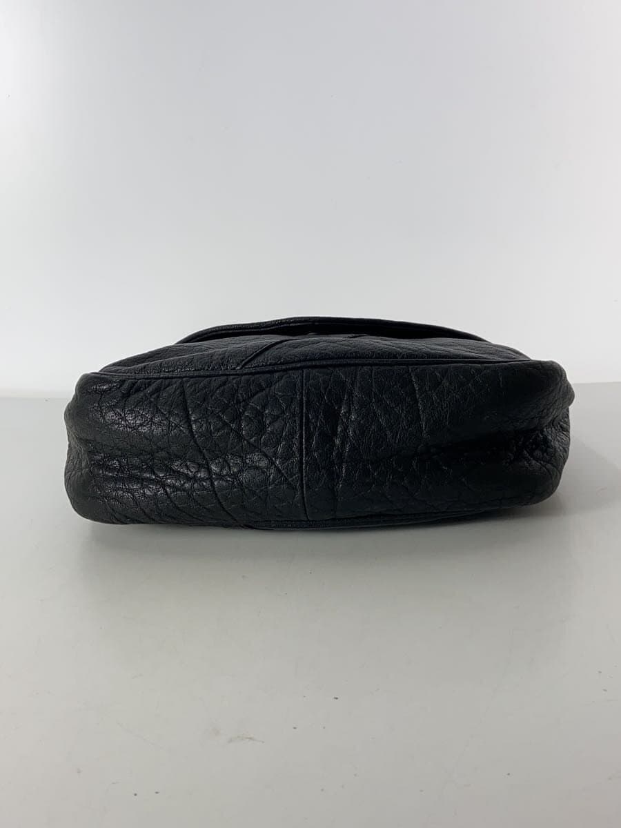 IBIZA Shoulder Bag Leather BLK Solid 4