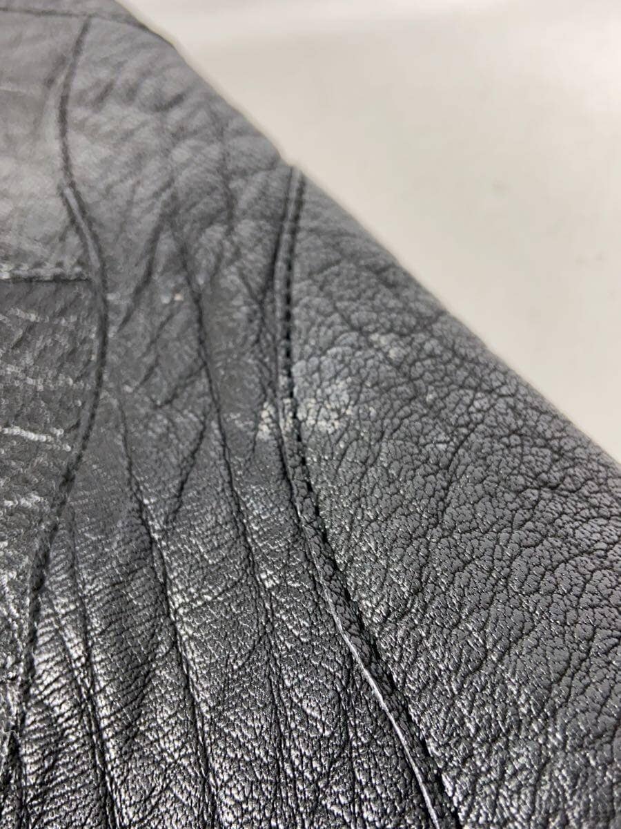 IBIZA Shoulder Bag Leather BLK Solid 7