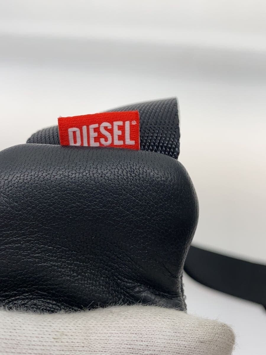 Diesel Fashion Waist Bag Leather Black Plain X09762 5