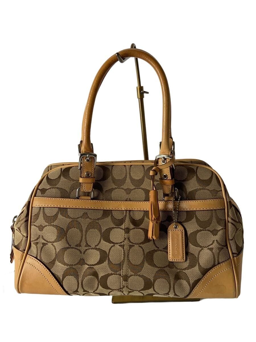 COACH Tote Bag Canvas CML All Over Pattern