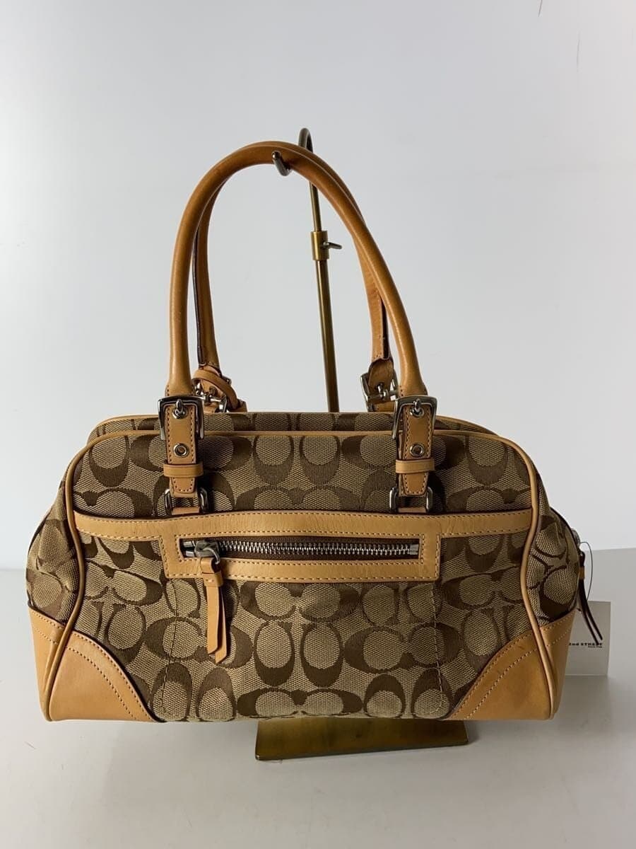 COACH Tote Bag Canvas CML All Over Pattern 3