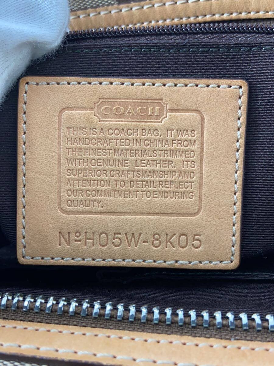 COACH Tote Bag Canvas CML All Over Pattern 5