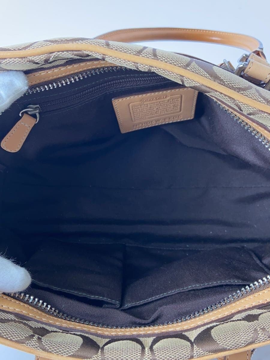 COACH Tote Bag Canvas CML All Over Pattern 6