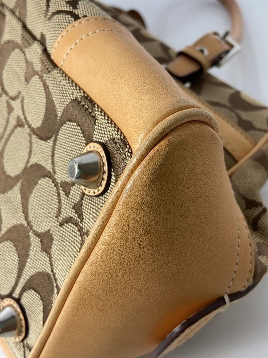 COACH Tote Bag Canvas CML All Over Pattern 8