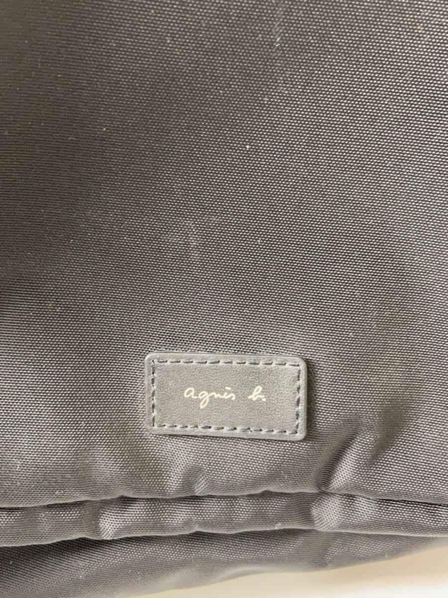 agnes b. Backpack Nylon BLK Solid 5