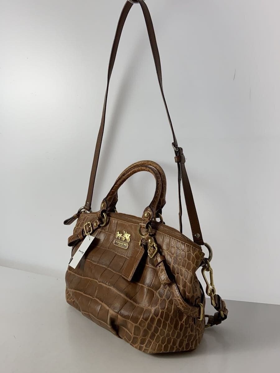 COACH Shoulder Bag Leather BRW 15924 2