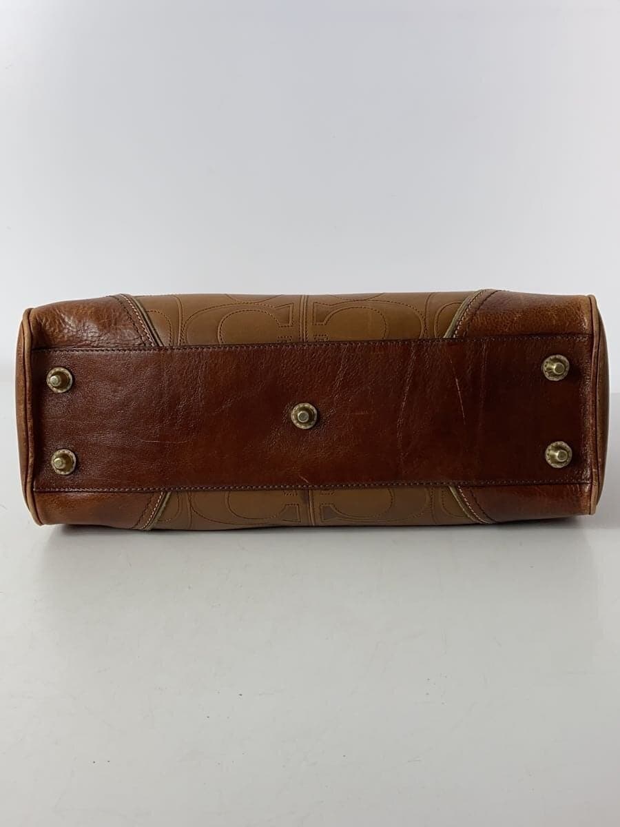 COACH Tote Bag_Embossed Signature_Red BRW All Over Pattern 4