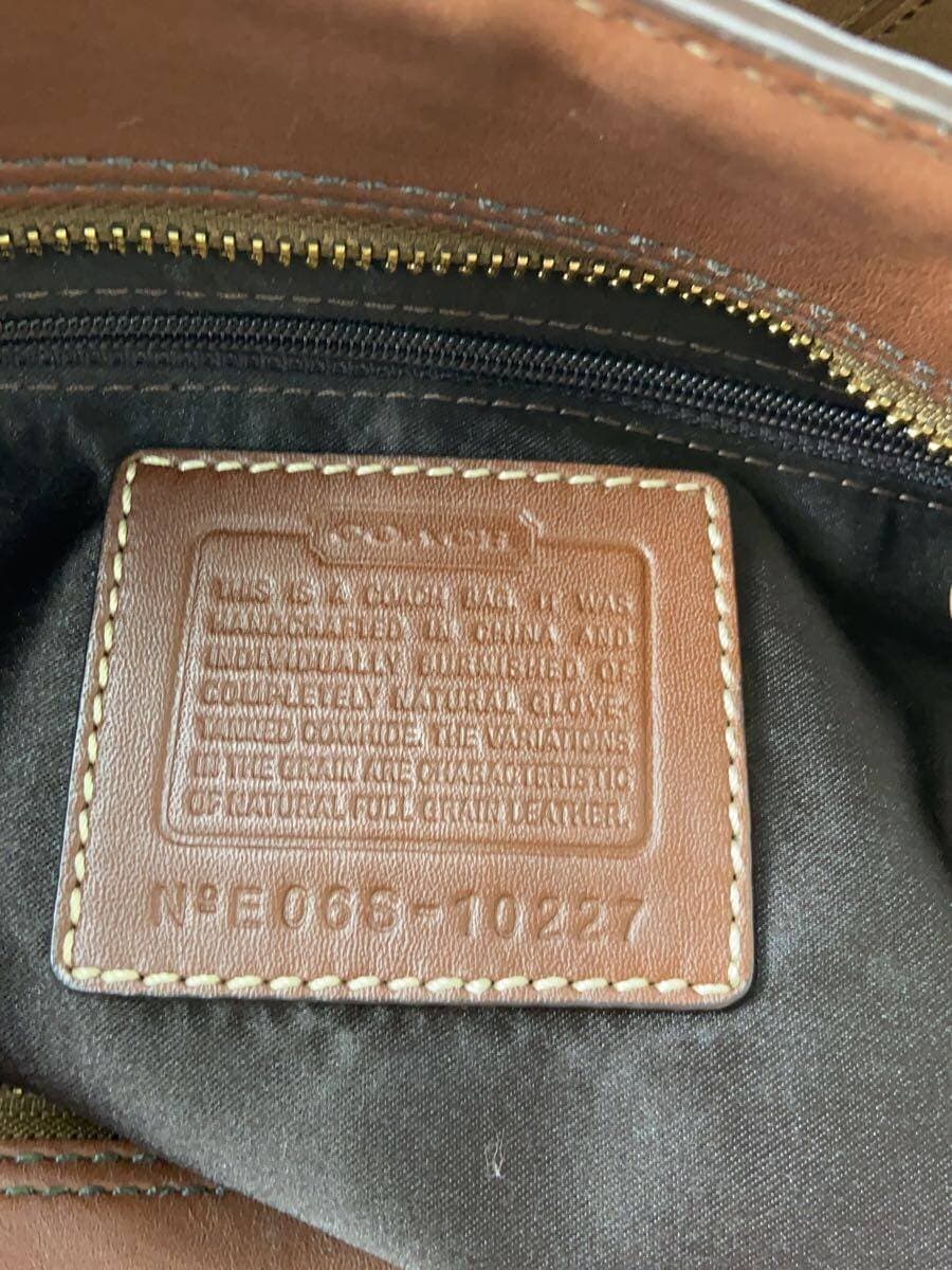 COACH Tote Bag_Embossed Signature_Red BRW All Over Pattern 5