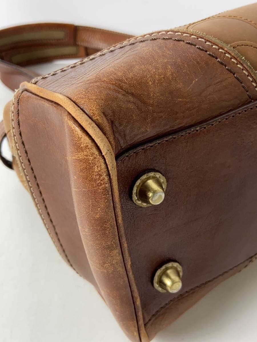 COACH Tote Bag_Embossed Signature_Red BRW All Over Pattern 7