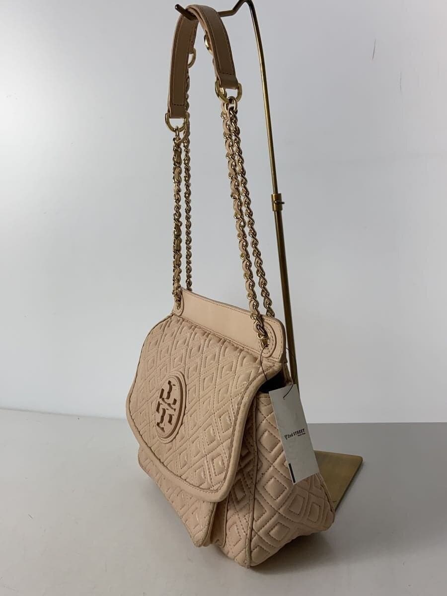 TORY BURCH Shoulder Bag Leather BEG 2