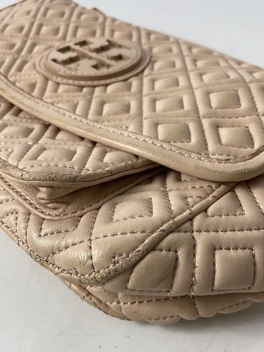 TORY BURCH Shoulder Bag Leather BEG 8