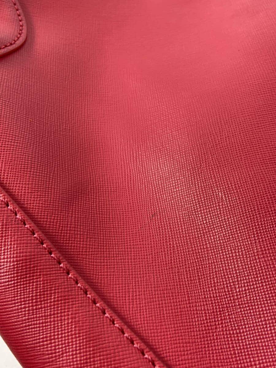TORY BURCH Shoulder Bag Leather RED Solid 7