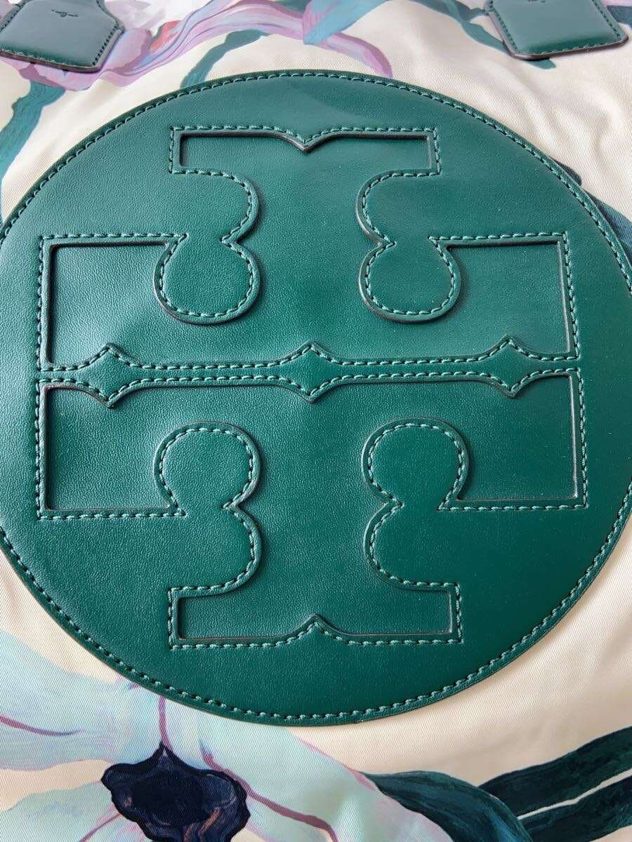 TORY BURCH Tote Bag GRN Floral 5