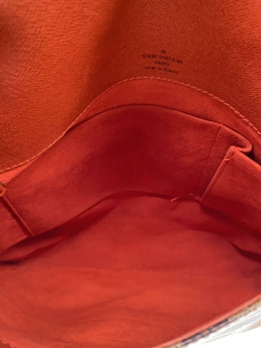 LOUIS VUITTON Musette Salsa _Damier Ebene_Short Shoulder PVC BRW 6