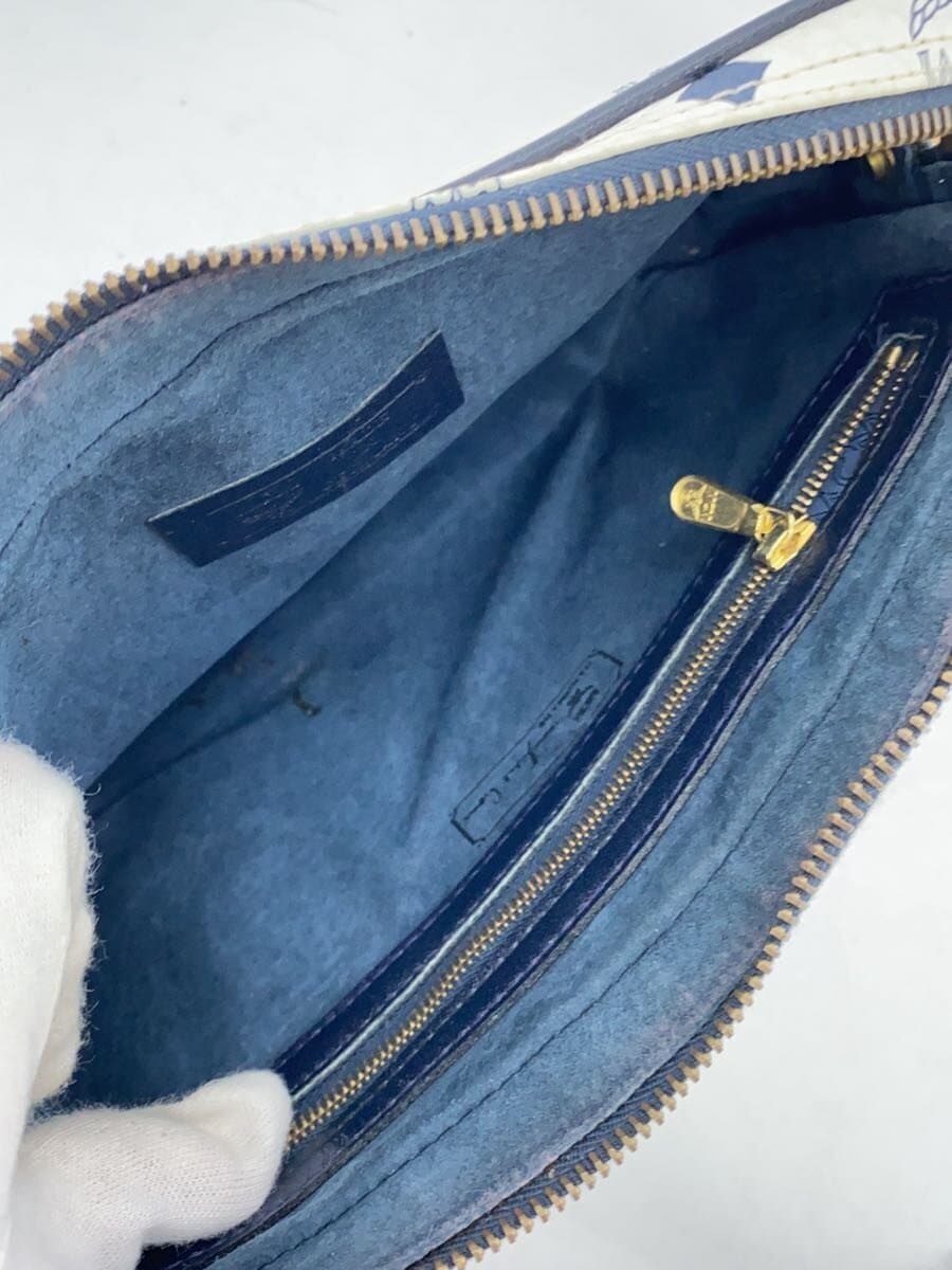 MCM Second Bag Leather WHT All Over Pattern 6