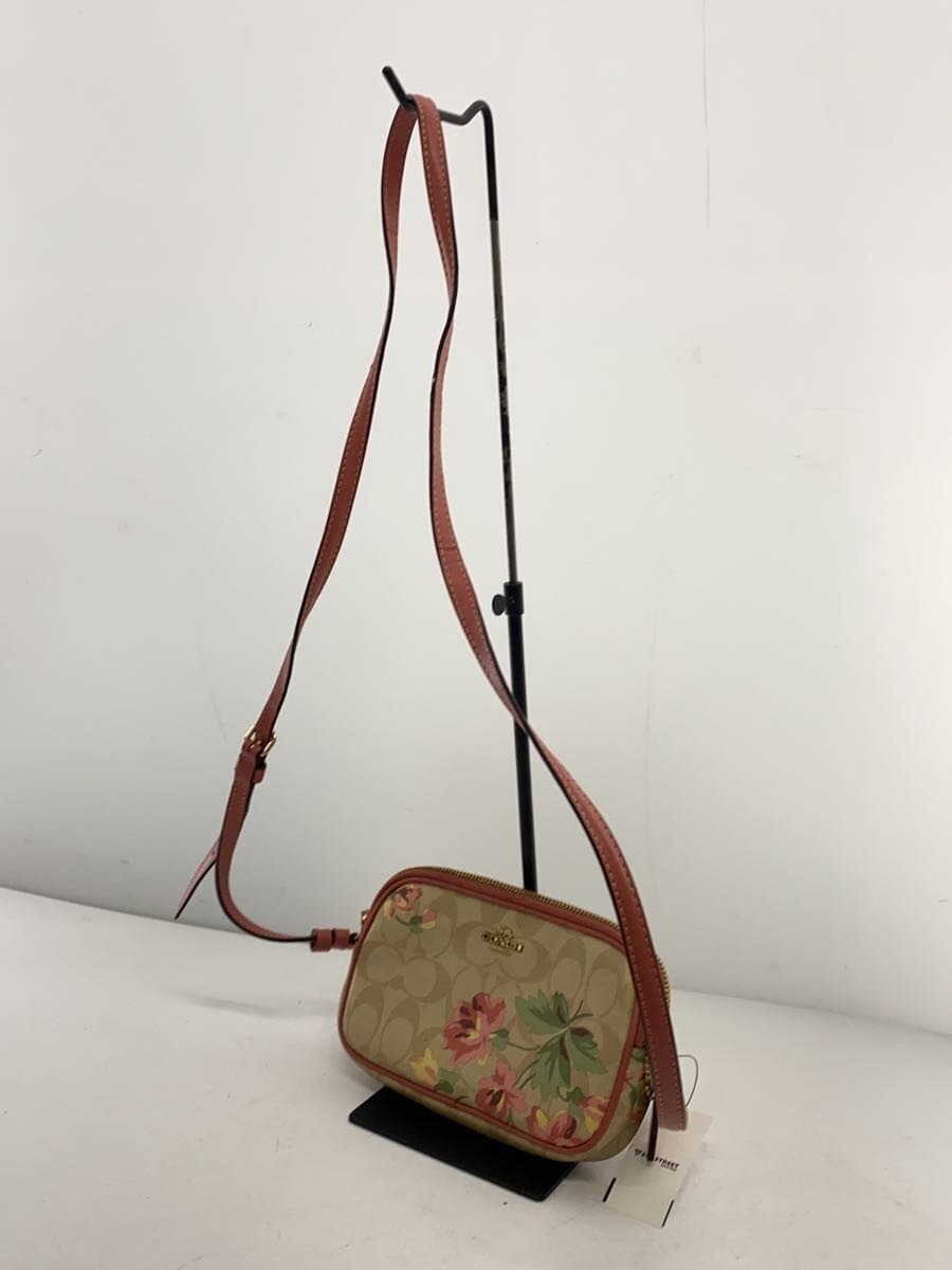 COACH Shoulder Bag PVC PNK Floral F73007 2
