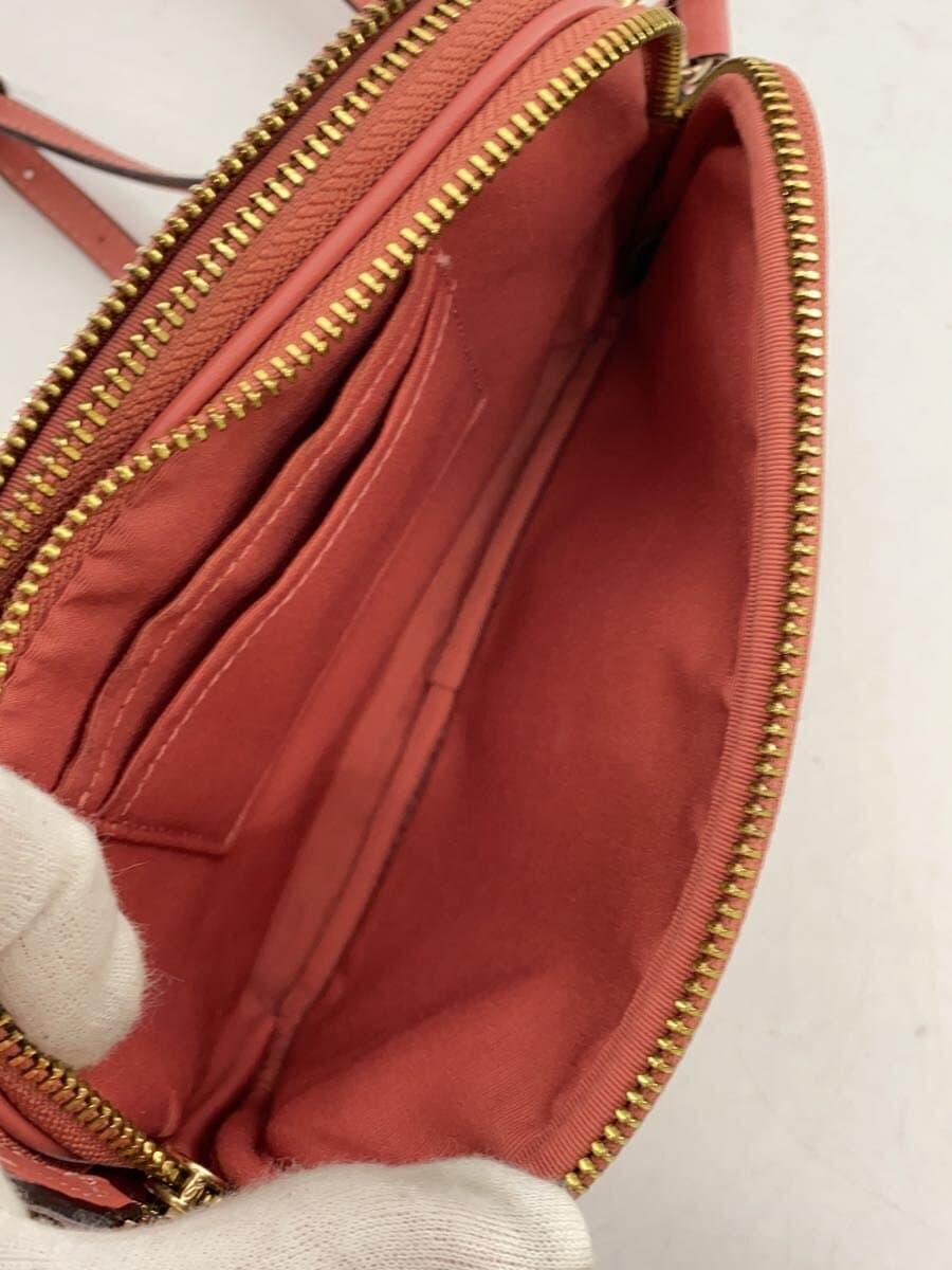 COACH Shoulder Bag PVC PNK Floral F73007 8