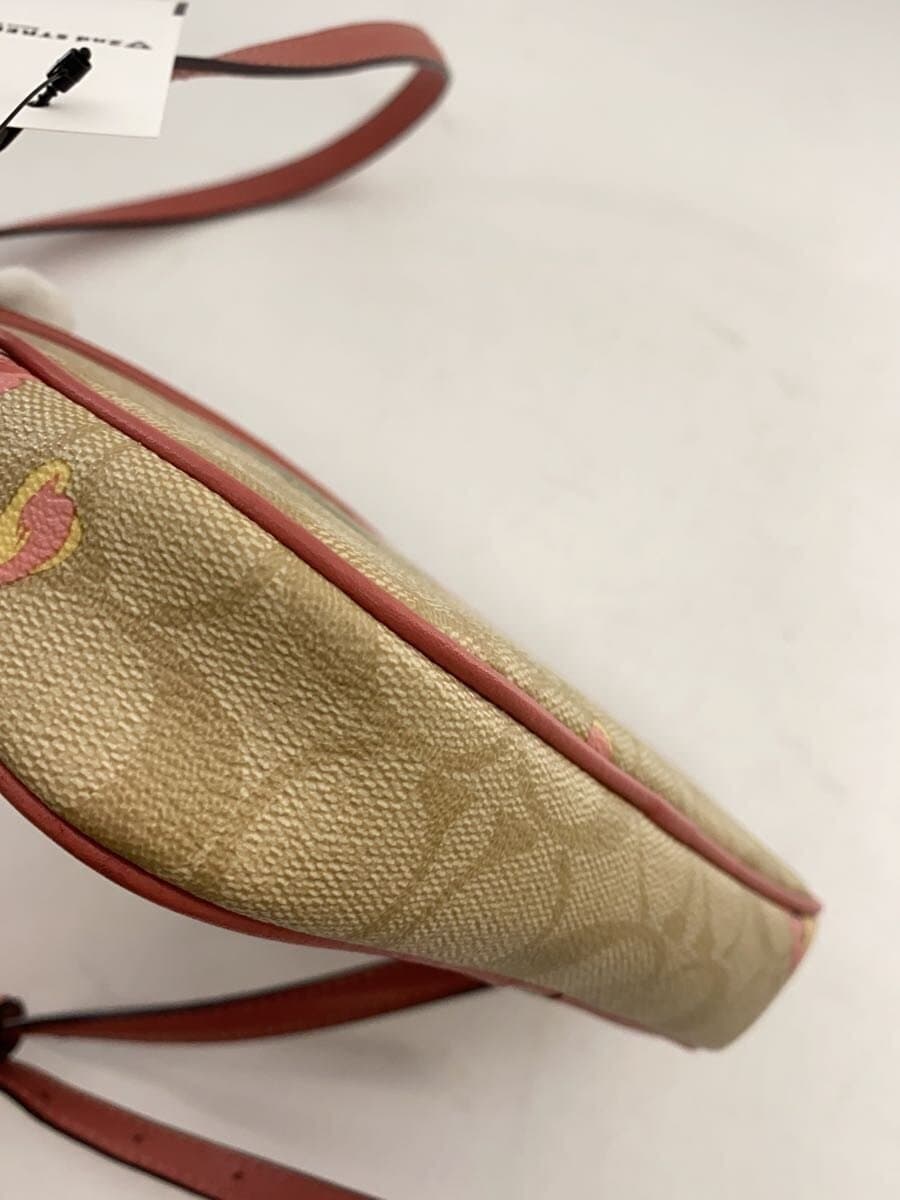 COACH Shoulder Bag PVC PNK Floral F73007 9