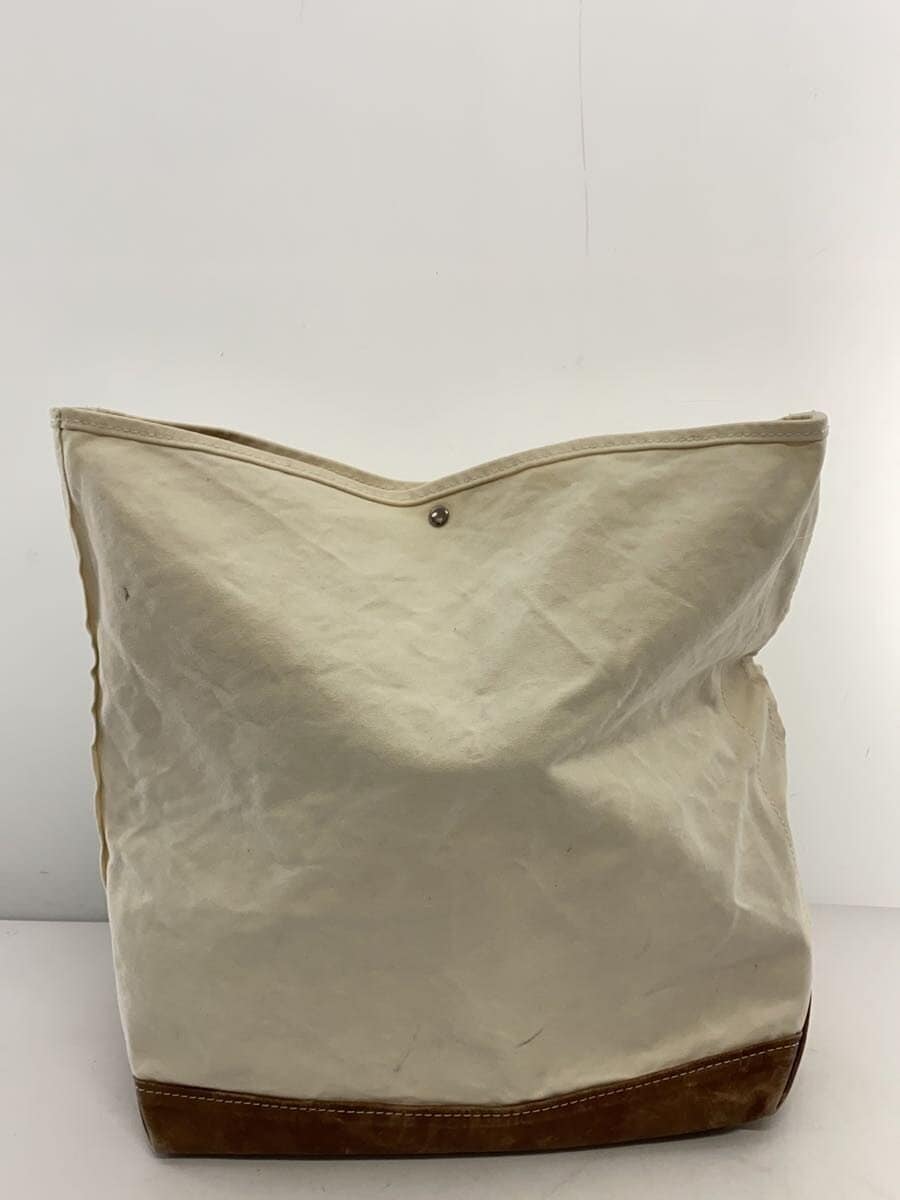 TEMBEA Tote Bag Canvas WHT Solid 3