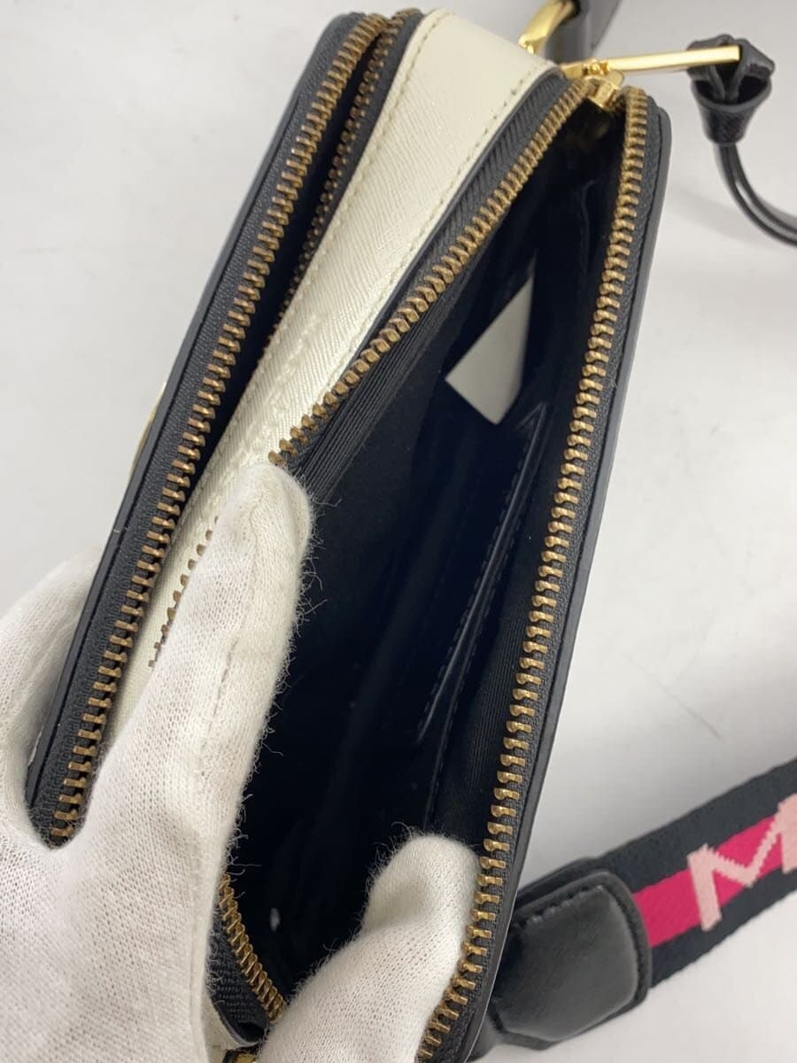 THE MARC JACOBS Shoulder Bag Leather BLK 8