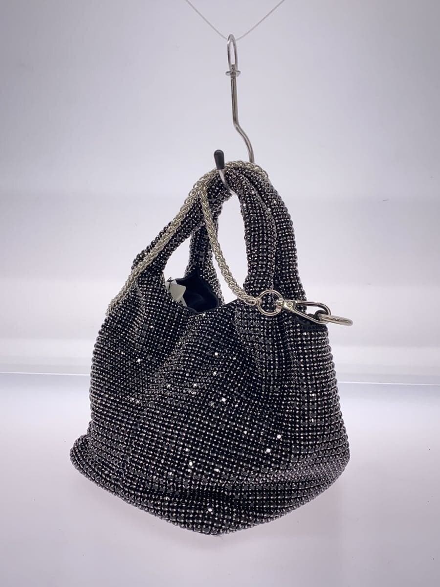 INGEBORG Stone Mesh Bag Shoulder Bag Polyester BLK 2