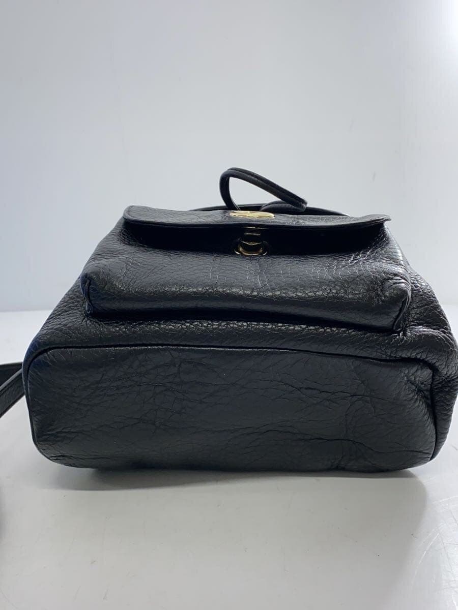 COACH backpack -- BLK plain 4