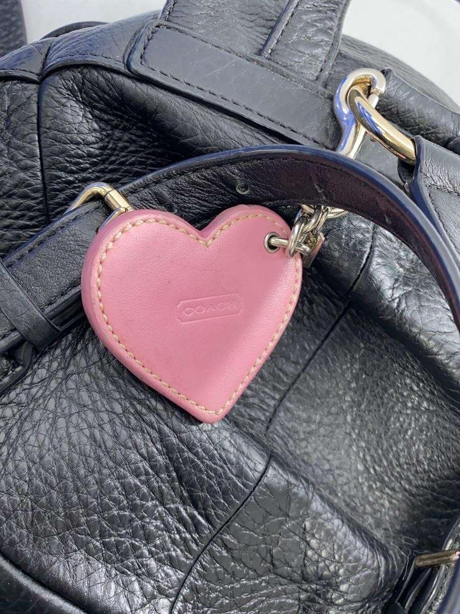 COACH backpack -- BLK plain 8