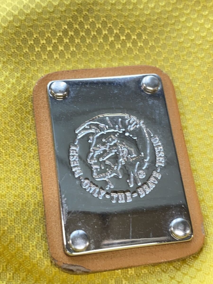 DIESEL Backpack Nylon YLW Solid RN93243 CA25594 Mesh 5