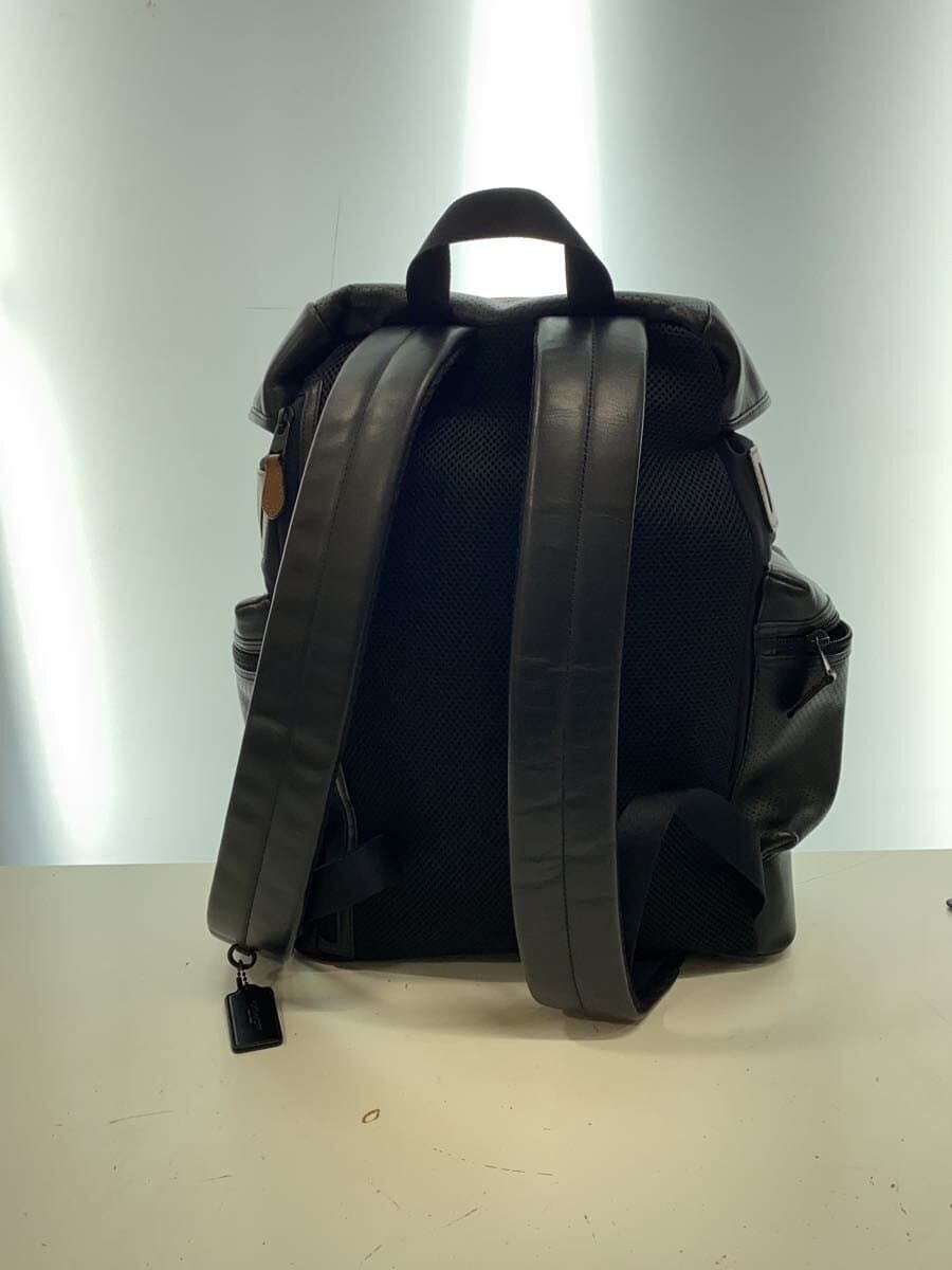COACH Backpack Leather BLK F57477 3