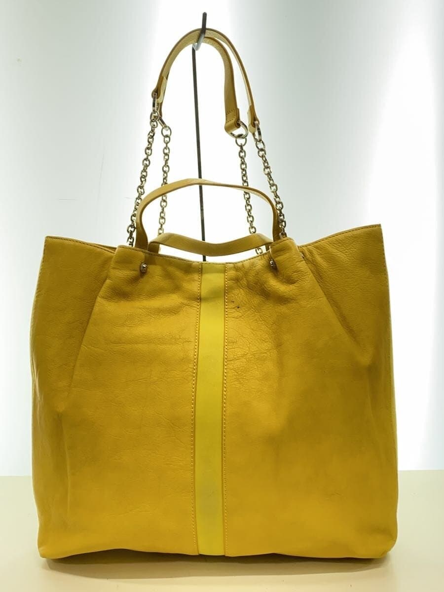 DIESEL Tote Bag YLW Solid 3