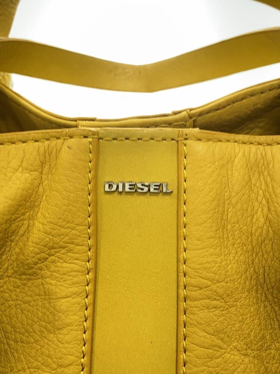 DIESEL Tote Bag YLW Solid 5