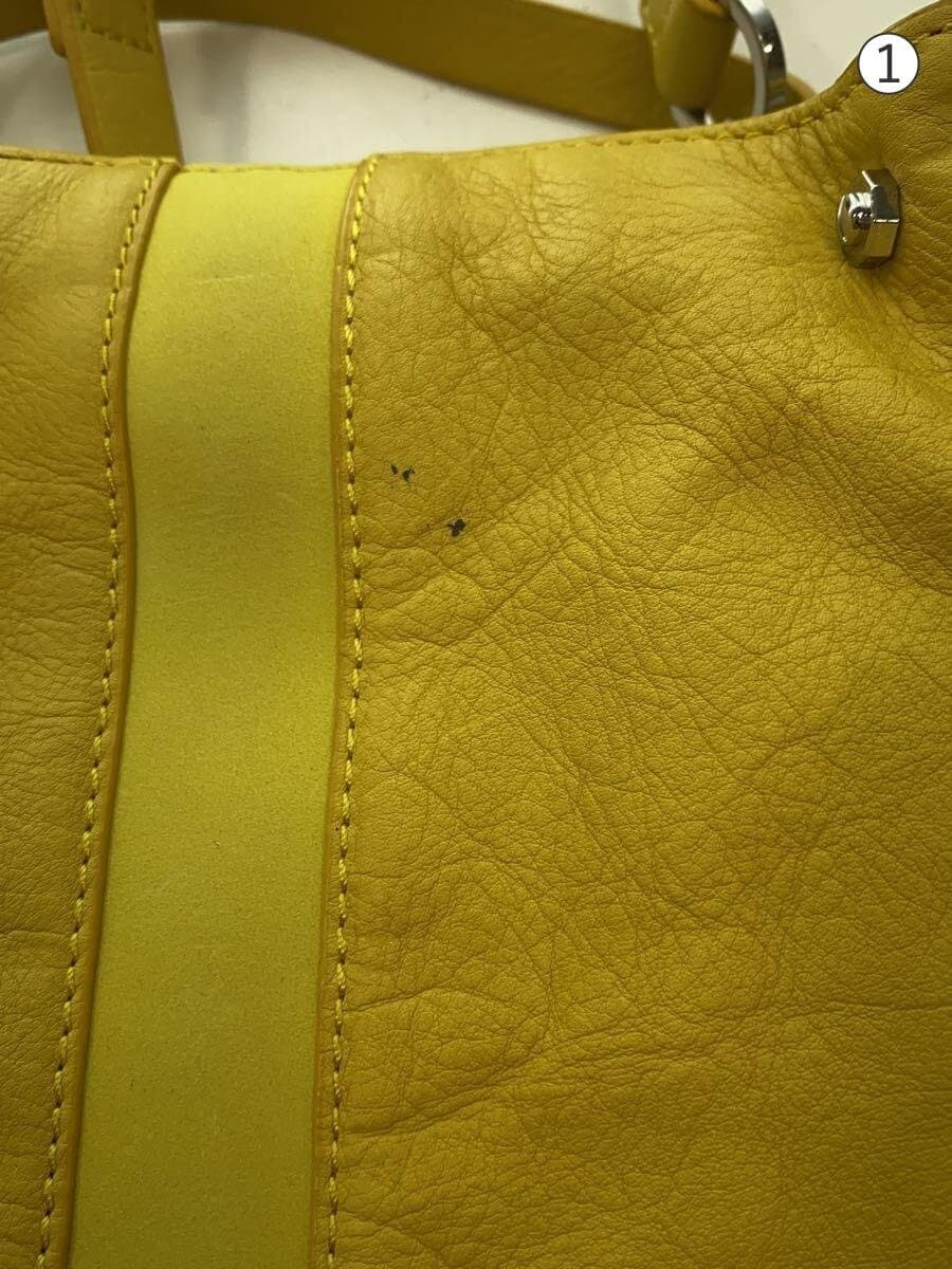 DIESEL Tote Bag YLW Solid 8