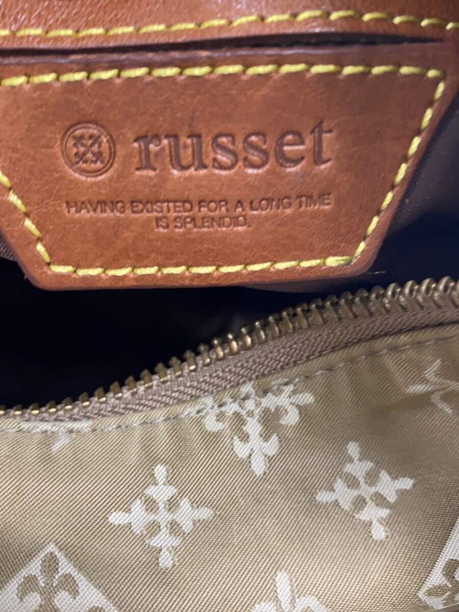 russet Shoulder Bag BEG All Over Pattern 5