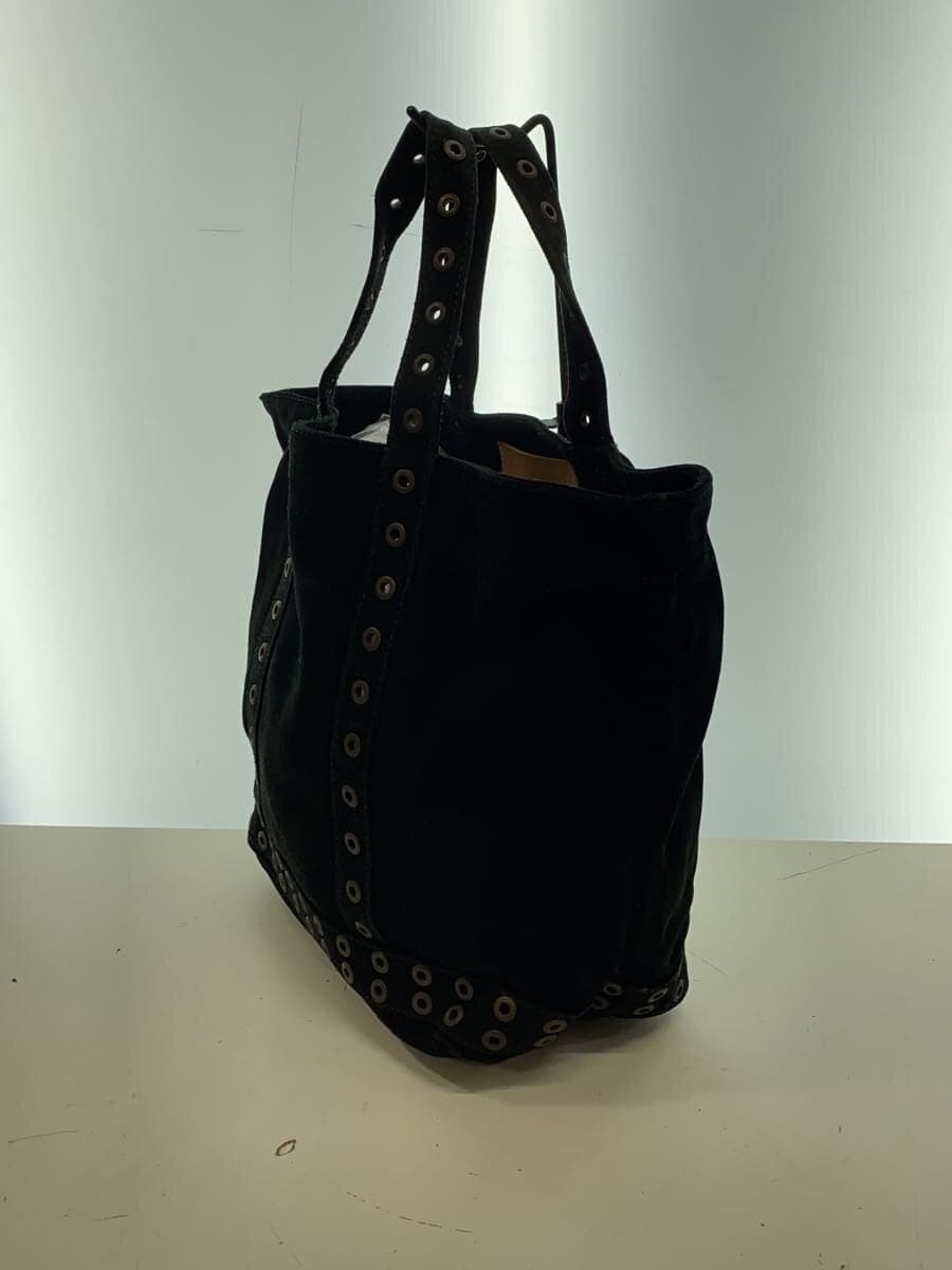 vanessabruno Tote Bag Suede BLK Solid 2