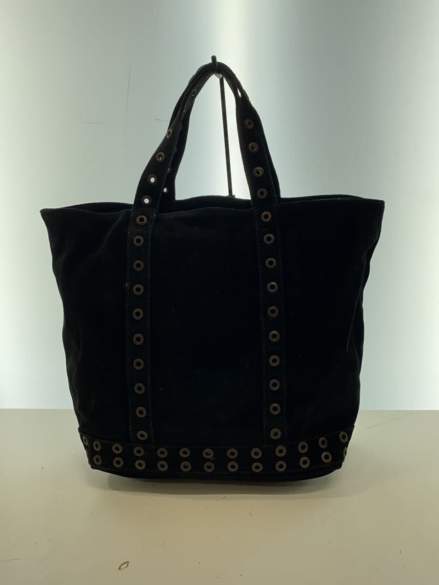vanessabruno Tote Bag Suede BLK Solid 3