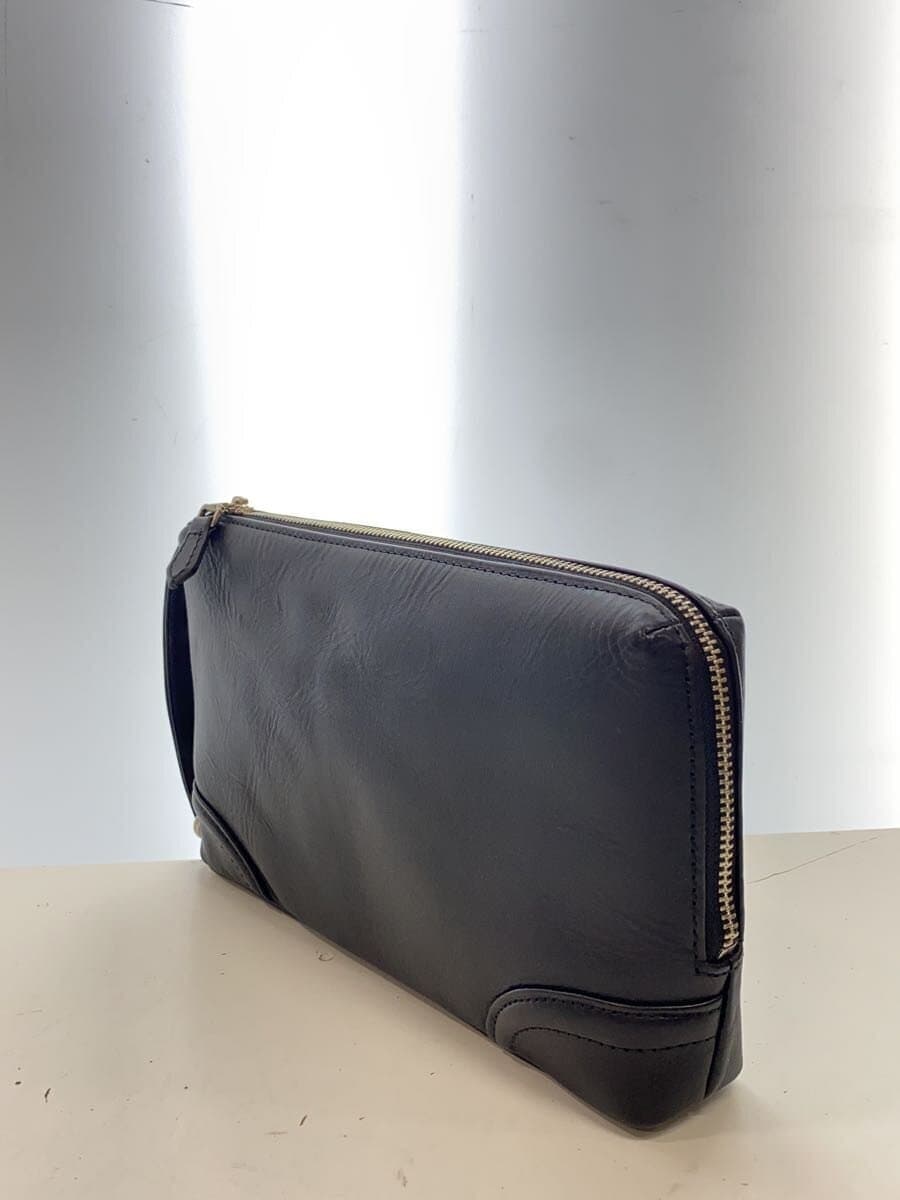 FIVE WOODS Second Bag Cowhide BLK Solid 2