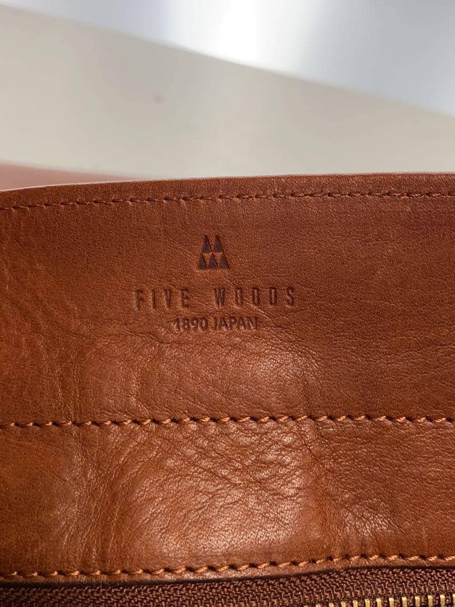 FIVE WOODS Tote Bag Leather BRW 5