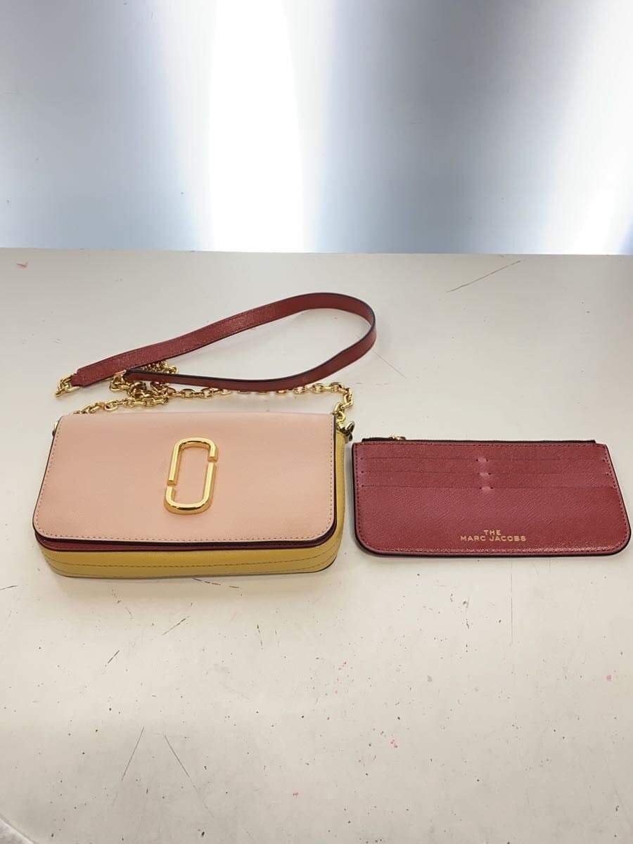 THE MARC JACOBS Snapshot Chain Shoulder Bag Leather PNK M0016762 8