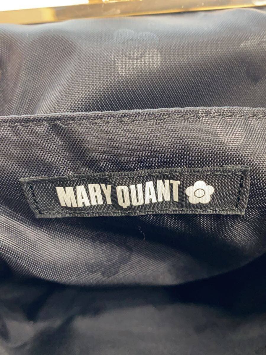 MARY QUANT Shoulder Bag Faux Leather Black 5