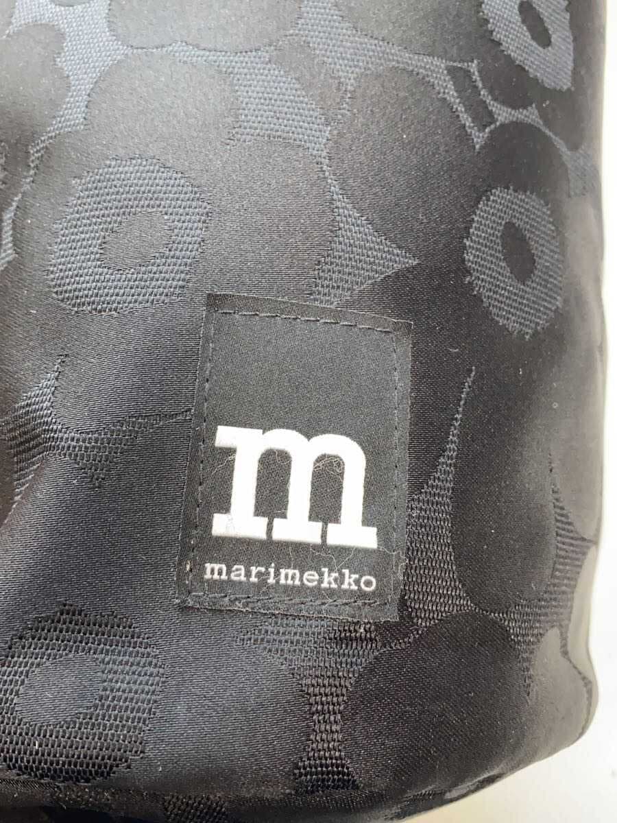 marimekko All Day Bucket Unikko Shoulder Bag Nylon BLK 092226 5