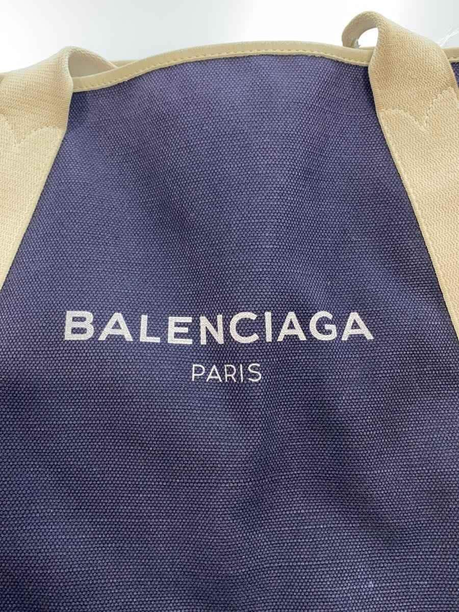BALENCIAGA Tote Bag Canvas Navy 339936 5